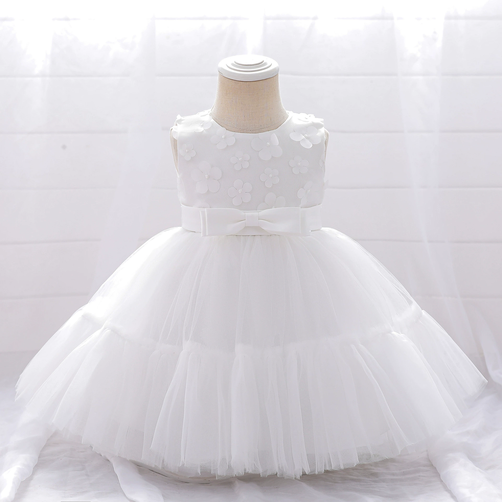 Flower girl dress, small princess costume girl's, for import