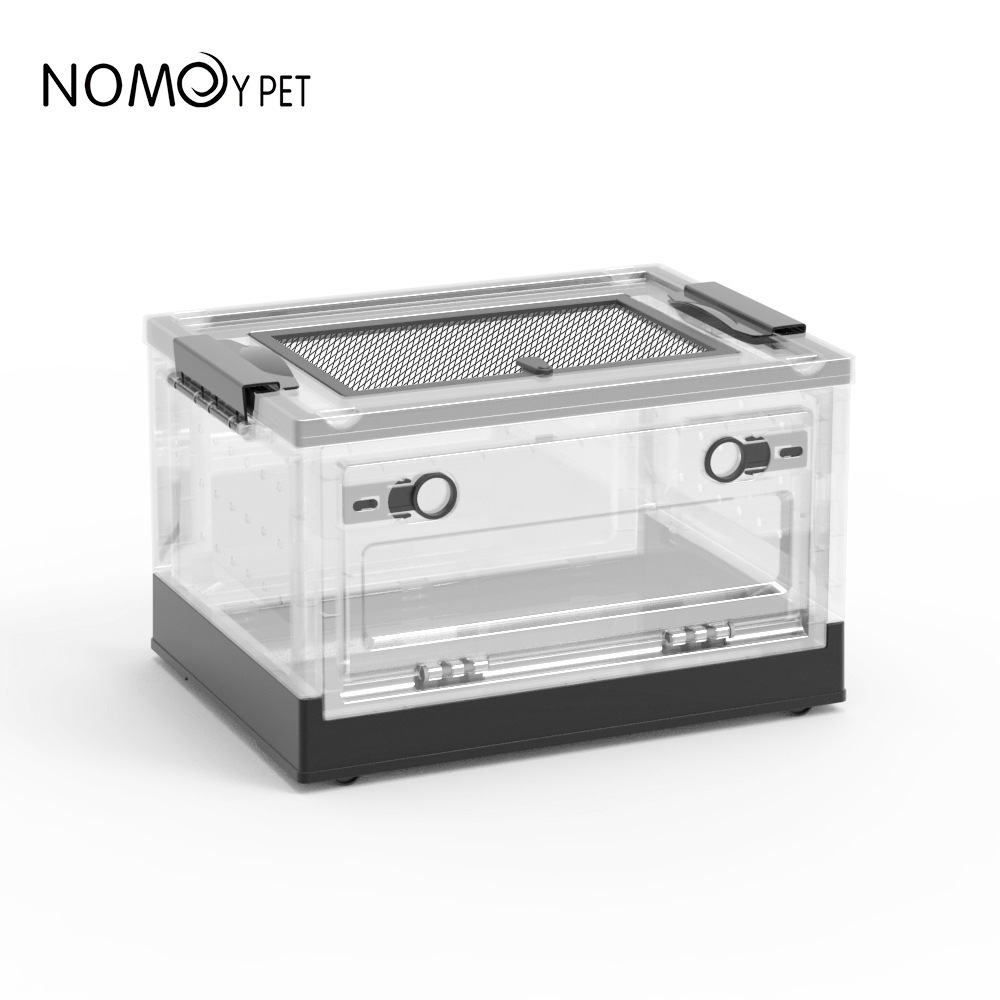 NOMOYPET Nomo 접이식 애완 동물 상자 햄스터 황금 곰 고슴도치 투명 상자 루틴 치킨 도마뱀 공급 상자