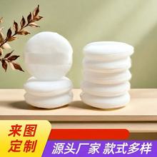 水晶超柔粉扑批发 亲肤短绒干粉扑散粉专用不吃粉圆形定妆蜜粉扑