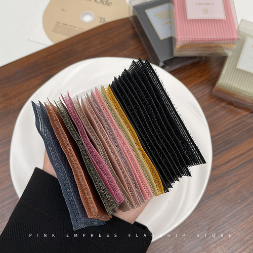 Internet celebrity colorful sticky posts with bangs and sticky hair on the top of the head to organize artifacts for summer lazy Velcro for women's hair