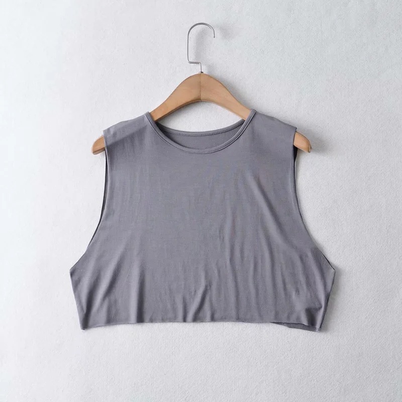 short sleeveless fitness T-shirt  NSAC36822