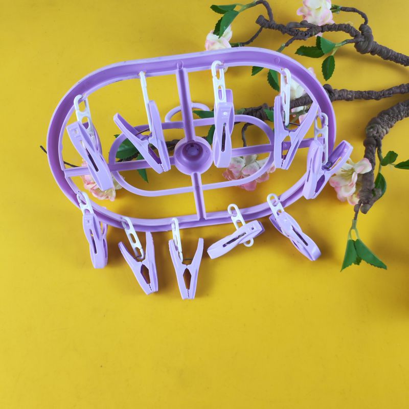 Oval socks clip 10 socks clip household hanger pants rack binary store three yuan shop wholesale supply manufacturers in stock