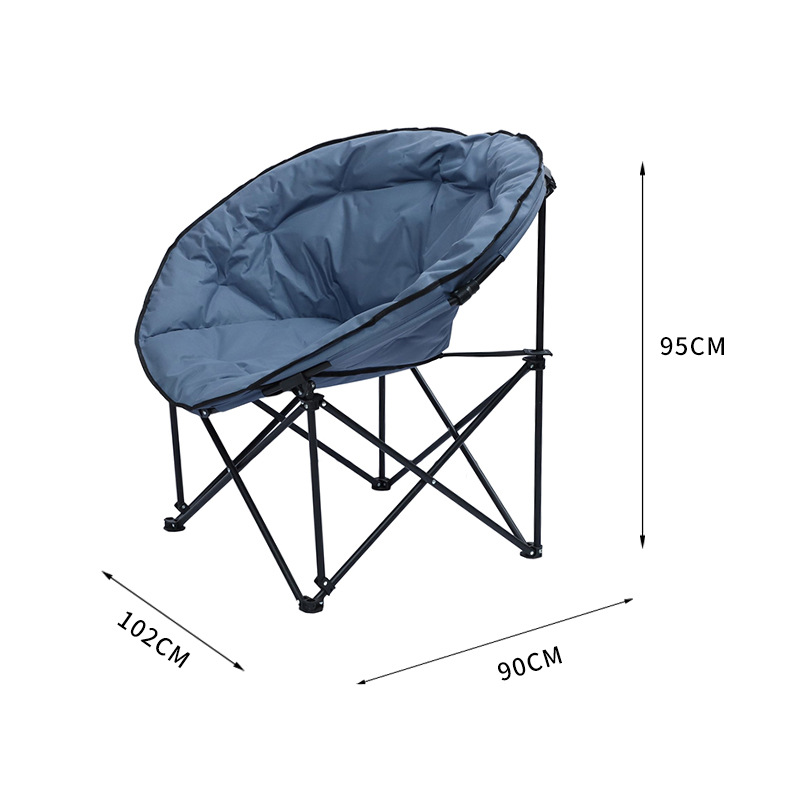Lazy Luna al aire libre silla plegable Silla de camping Luna silla portátil pesca taburete ocio respaldo Silla de picnic