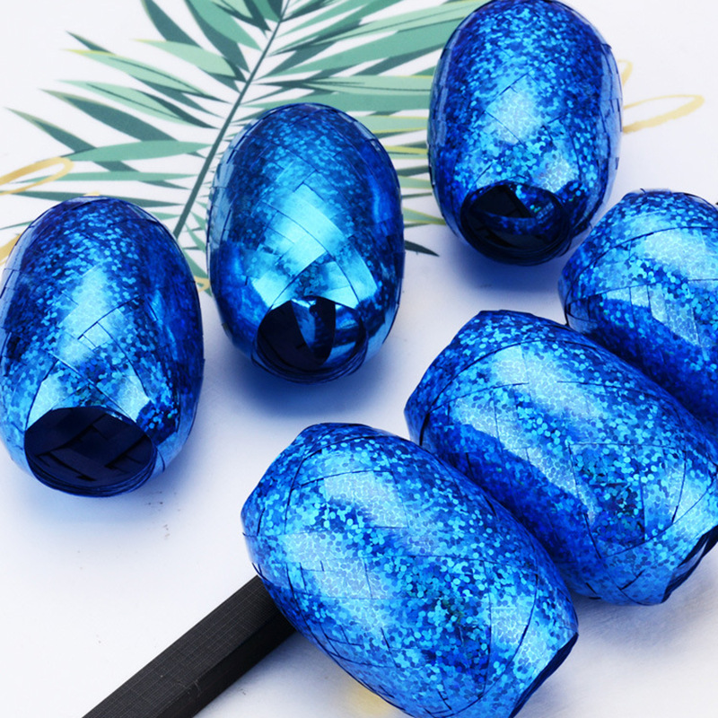 Rugby cinta láser cinta de color boda fiesta celebración decoración globo atado cuerda globo