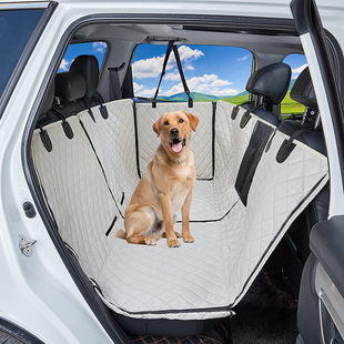 Amazon new detachable dog mat anti-dirty waterproof rear seat dog car mat rear pet car mat