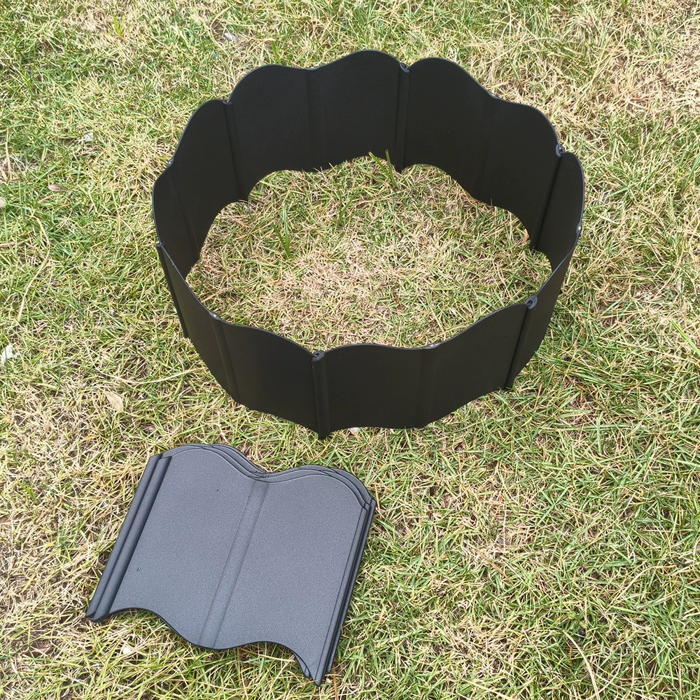 Декоративная изоляционная доска для сада с волнообразным соединением, каменная декоративная доска для ограждения сада, поддон для растений на крыше, садовый питомник, газонная доска для ограждения.