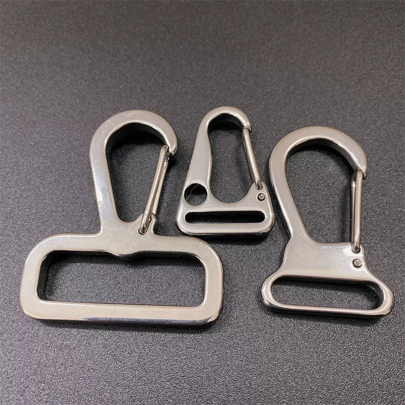 304不锈钢狗扣不锈钢箱包配件加厚织带钩扣不生锈不褪色