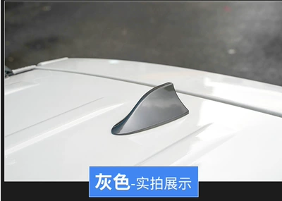 fin with signal radio antenna: vehicle antenna - gray-box