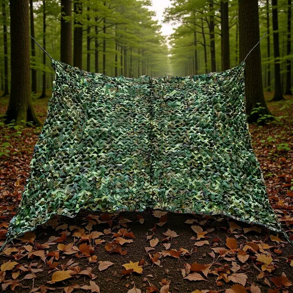 Directly Supplied from the Manufacturer, Double-Sided Printed Camouflage Net for Decoration, Sunshade, Camping, Outdoor Anti-Drone Photography, and Sunshade Net
