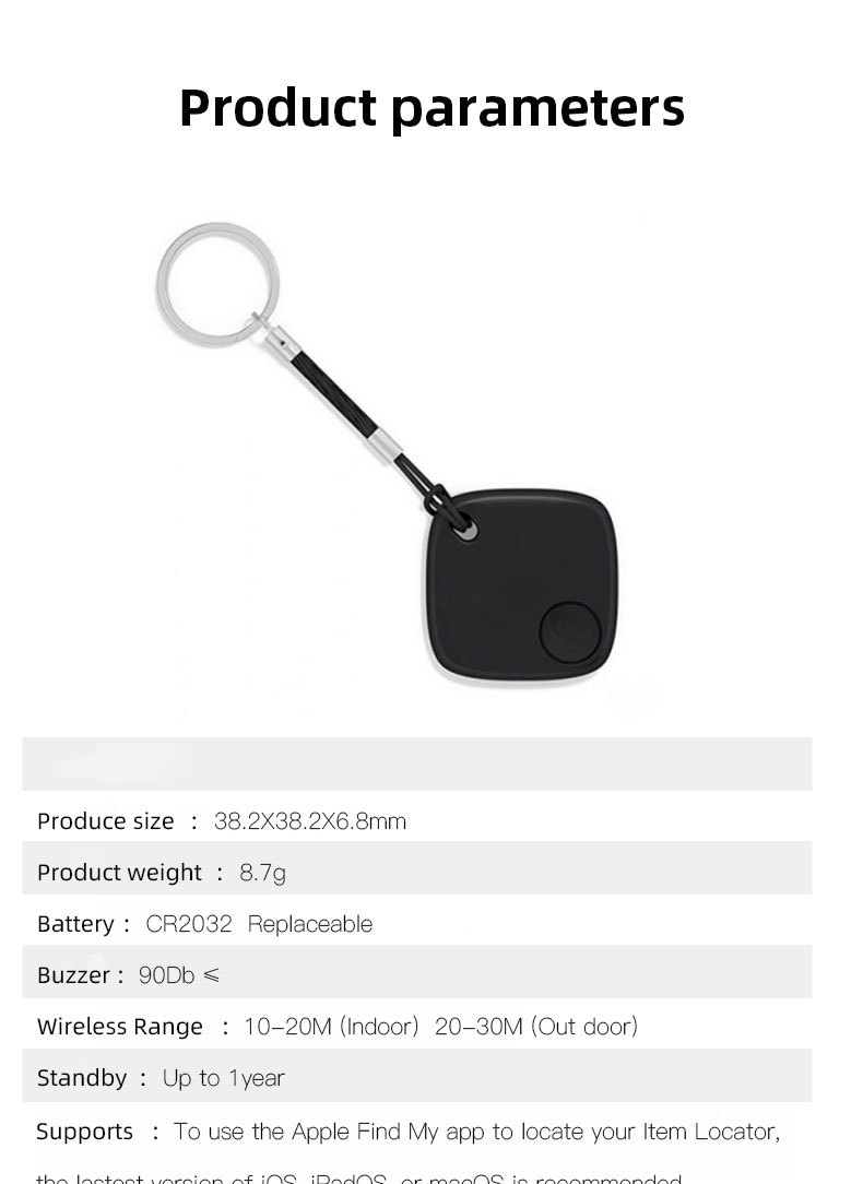 FindMy Bluetooth Tracker for iOS Keychain