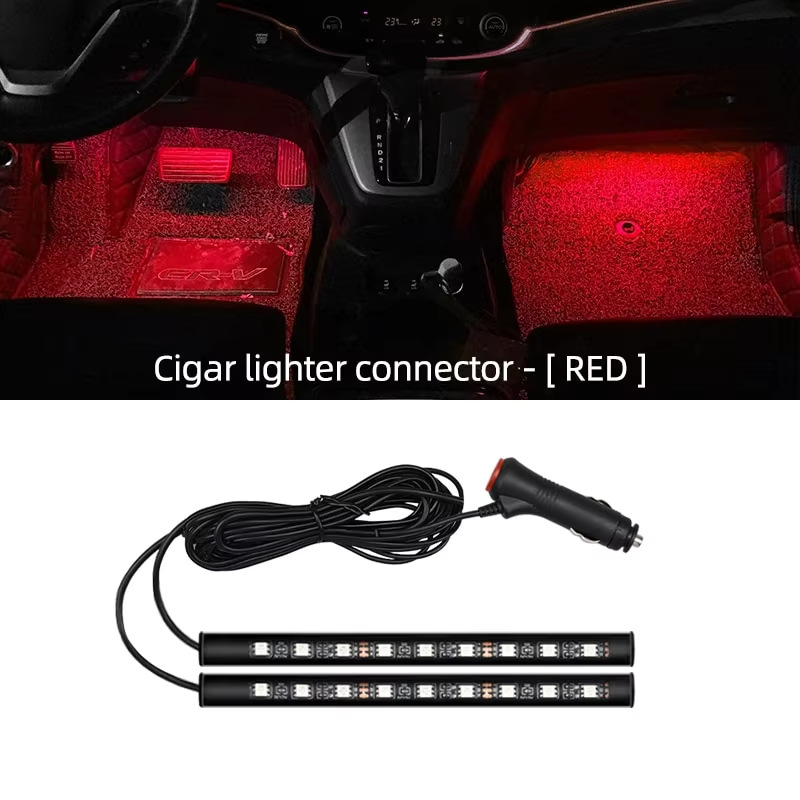 Other lights – Qìchē Light 18 LEDs - one-drag-two-18-lights-cigarette-lighter-plug-red-light