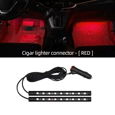 Other lights – atmosphere light 18 lamp beads - one-for-two-18-lights-cigarette-lighter-plug-red-light