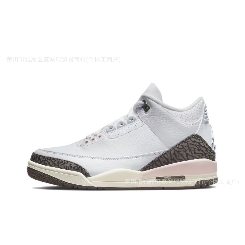 Comercio exterior Putian zapatos aj3 zapatos de baloncesto Fujiwara Hao North Carolina zapatos de cemento azul y blanco para hombres y mujeres zapatos de carrera de suela gruesa