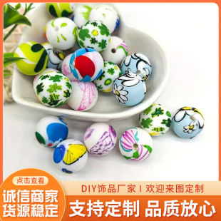 �¿��ɫ���y��15mmˮ�Dӡ���z����DIY�ֹ��A����������Ʒɢ��