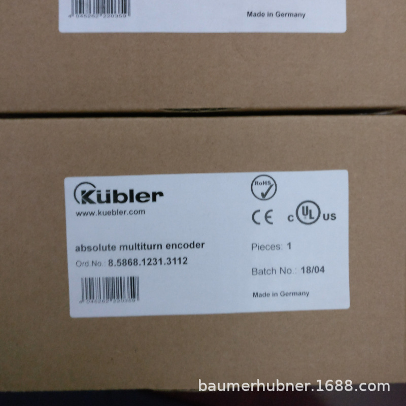 kubler库伯勒编码器8.3610.4352.1250江苏编码器供应商