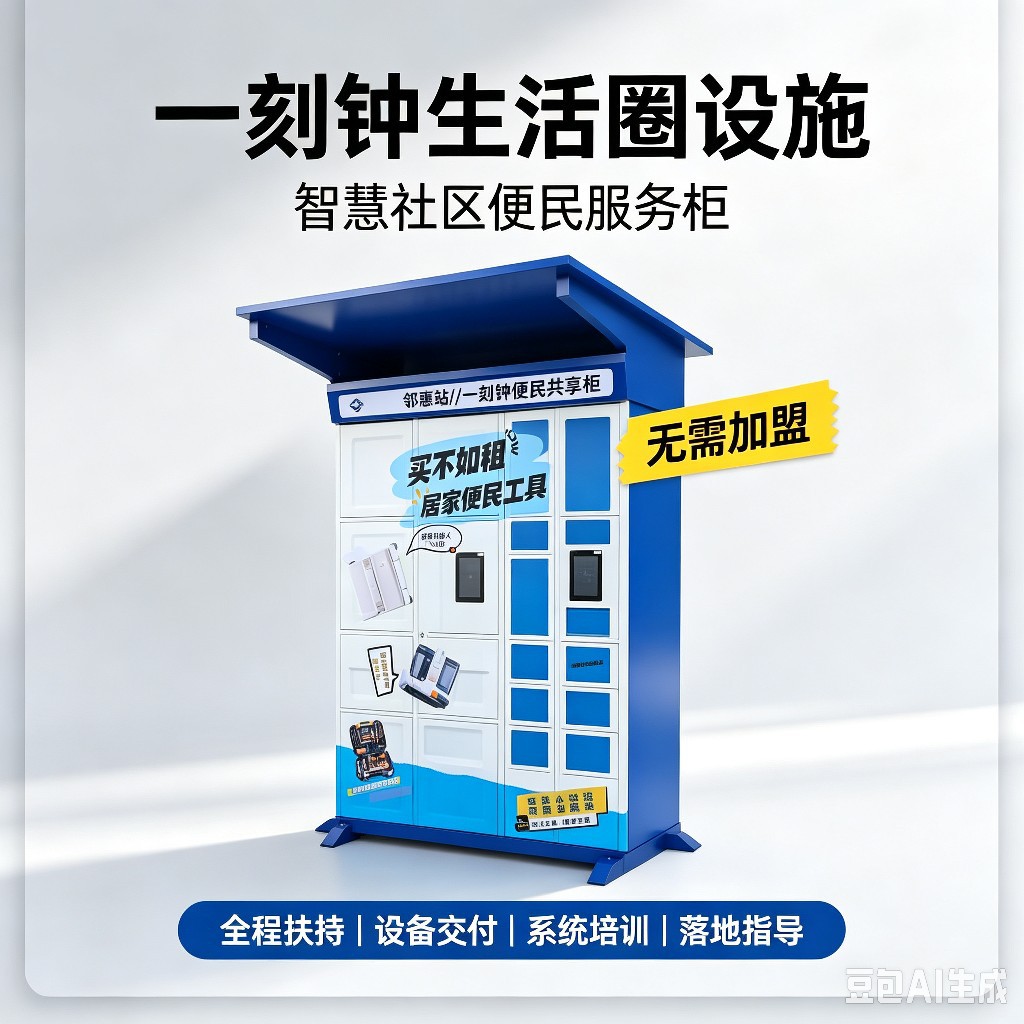 智能便民租赁柜服务柜子微信扫码共享柜物品借还柜社区便民服务柜