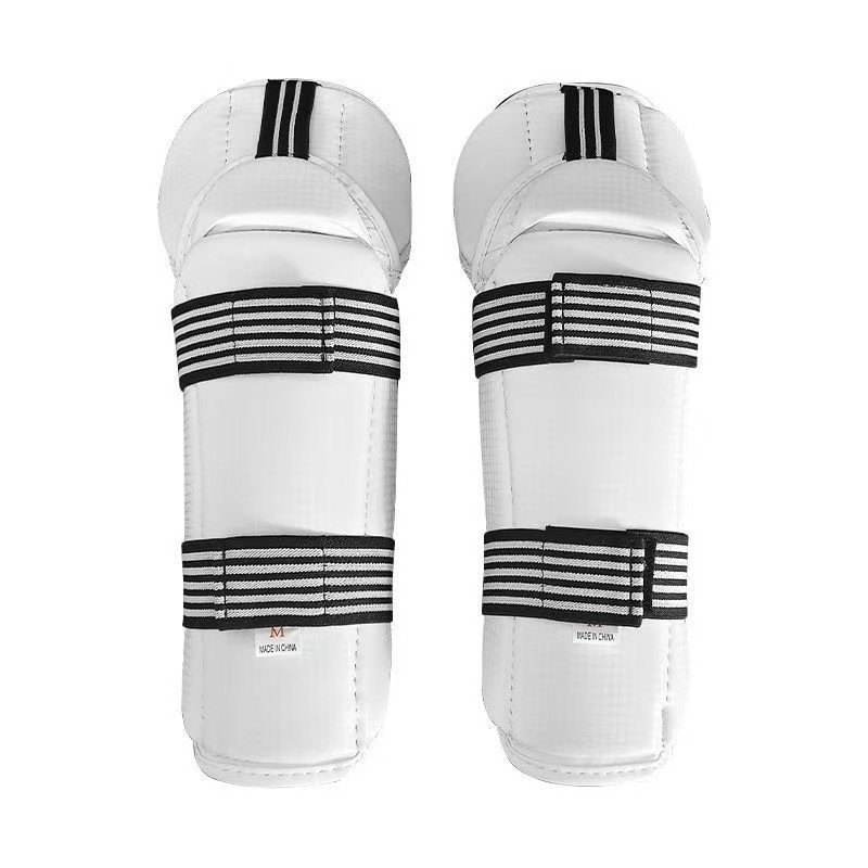 Wholesale Taekwondo One-Piece Molded Extended Leg Guards, Arm Guards, Elbow Guards, Protective Gear for Freehand Training, and Fencing-Specific Gear