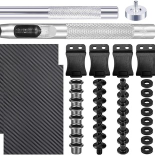Inner Diameter 6mm Leather Case Kit DIY Carbon Fiber Thermoplastic Plate with Clip Eyelet Manual Retainer K Sheath Accessories