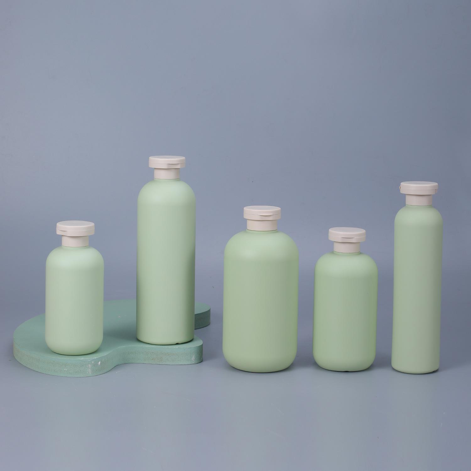 Botella de loción de sub-embalaje de venta caliente transfronteriza Botella de gel de ducha de aguacate de 300ml Lavado y protección de champú de sub-embalaje de viaje Morandi