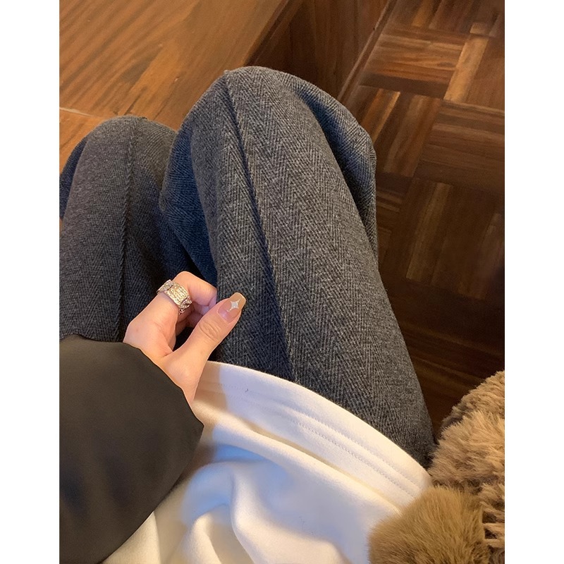 Pantalones de piernas anchas de patrón