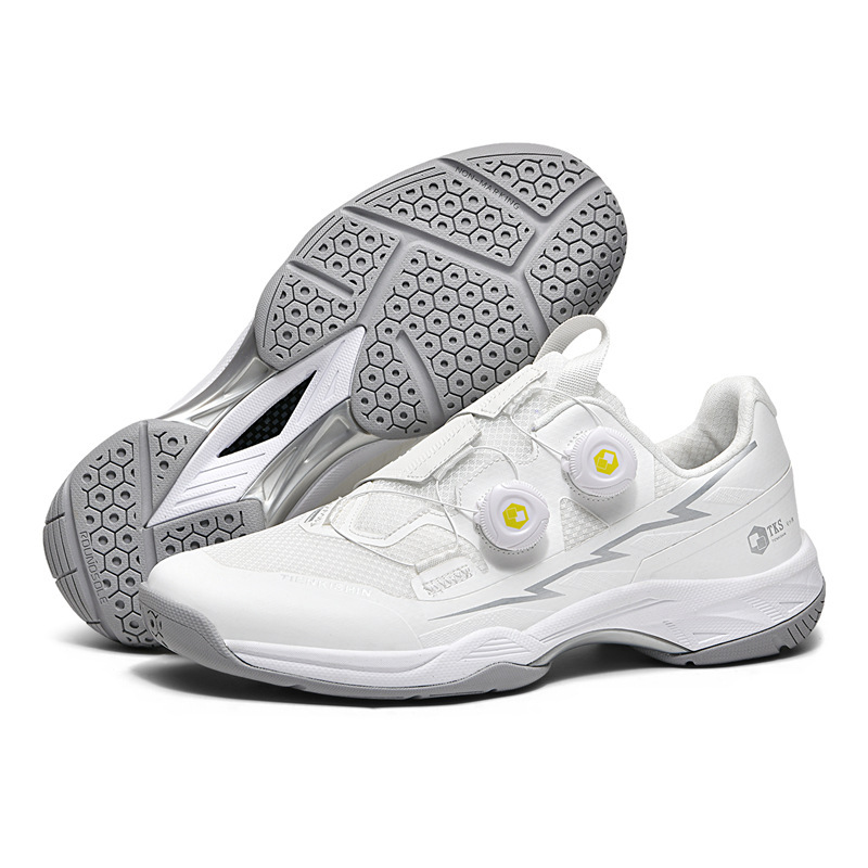 Breathable Non-Slip 2026 Three-Color Badminton Shoes, Fashionable New Trendy Cross-Border Men's and Women's Tennis Shoes with Rotating Features Breathable Non-Slip 2026 Three-Color Badminton Shoes, Fashionable New Trendy Cross-Border Men's and Women's Tennis Shoes with Rotating Features