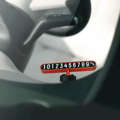 Personalized Creative Metal Temporary Parking — Nömrəli dayanma kartı