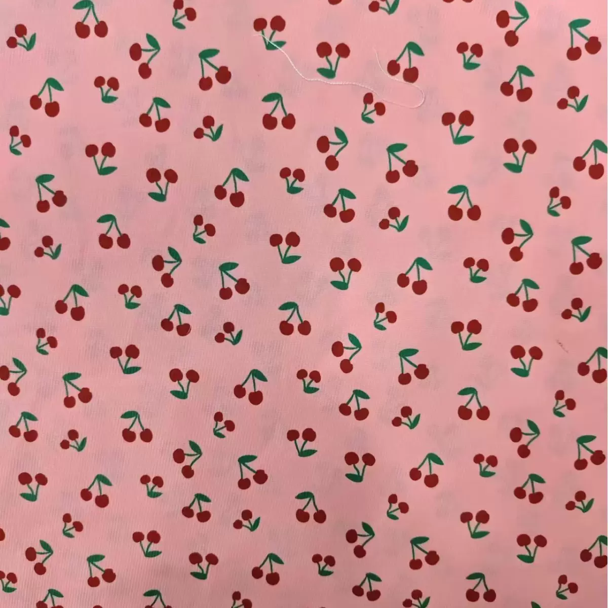 现货樱桃形灯芯绒印花布料时装休闲布料童装布料