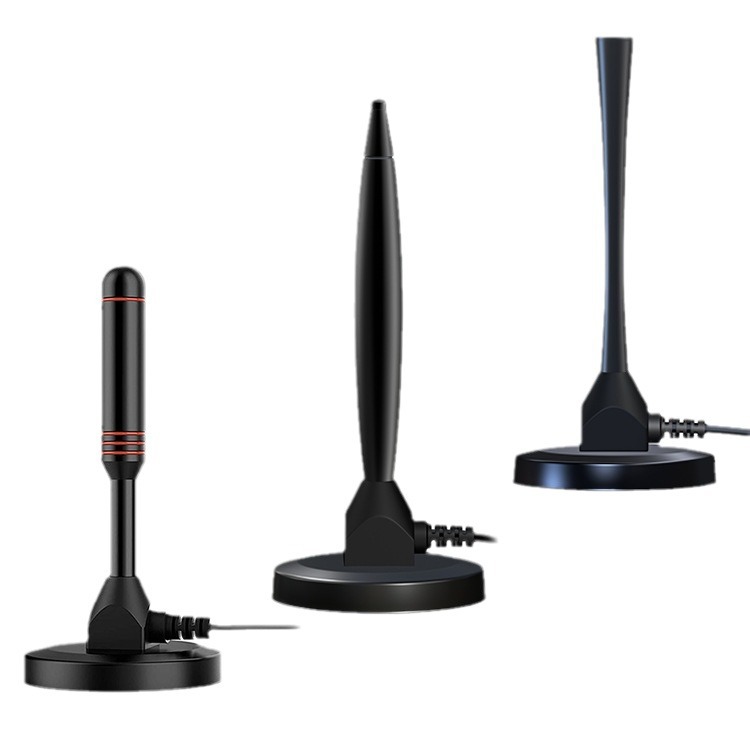 Antena digital de TV ATSC DVB-T2, omnidireccional con ventosa, receptor cilíndrico 4K HD, nueva de fábrica