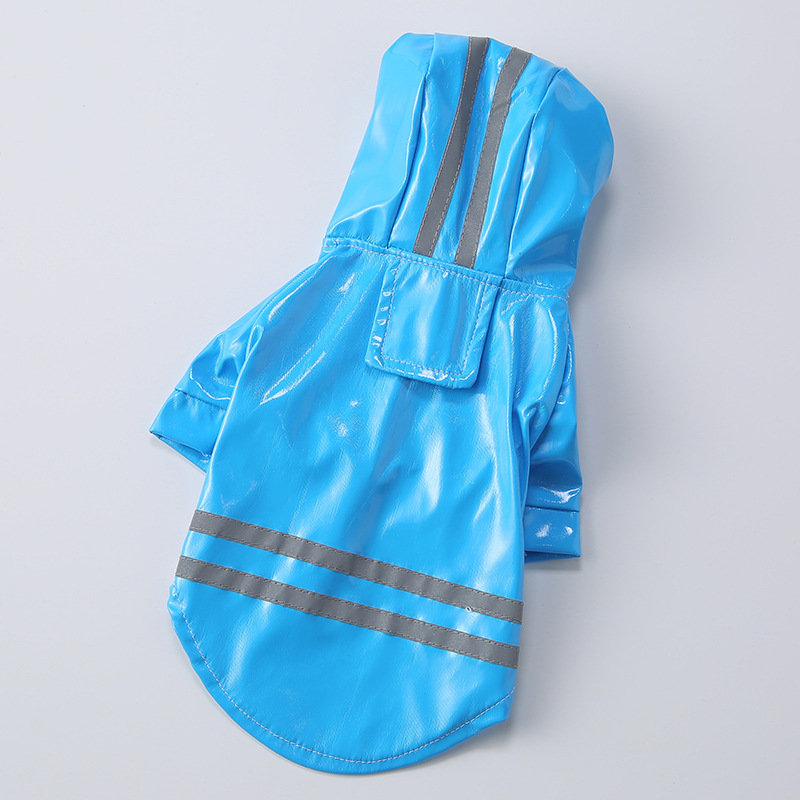 Ready for rain with pet raincoat