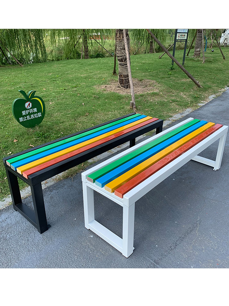 Outdoor Rest Chair, Outdoor Chair, Garden Park Chair, Bench, Row Chair, Bench, Square Leisure Chair