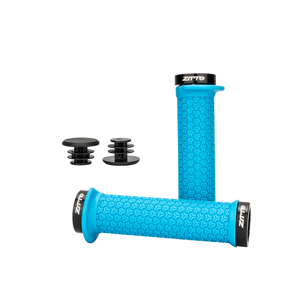 ZTTO Bicicleta de montaña Cubierta de mango universal Cubierta de mango de silicona Cubierta de agarre antideslizante Guantes de manillar plegables de vuelo muerto