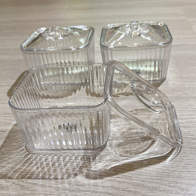 F1621 917 # caja de almacenamiento transparente caja de almacenamiento de frutas secas caseras bandejas de frutas snack con cubierta caja de almacenamiento