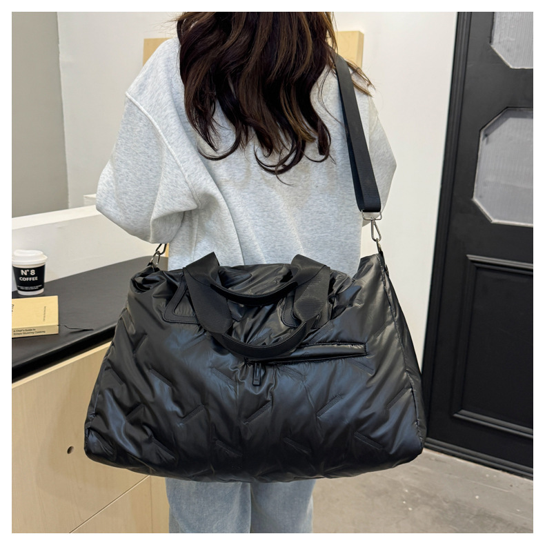 Bolso de viaje transfronterizo de gran capacidad, ejercicio de ocio de corta distancia, bolso de gimnasio de yoga, bolso de viaje de separación seco y húmedo para hombres y mujeres