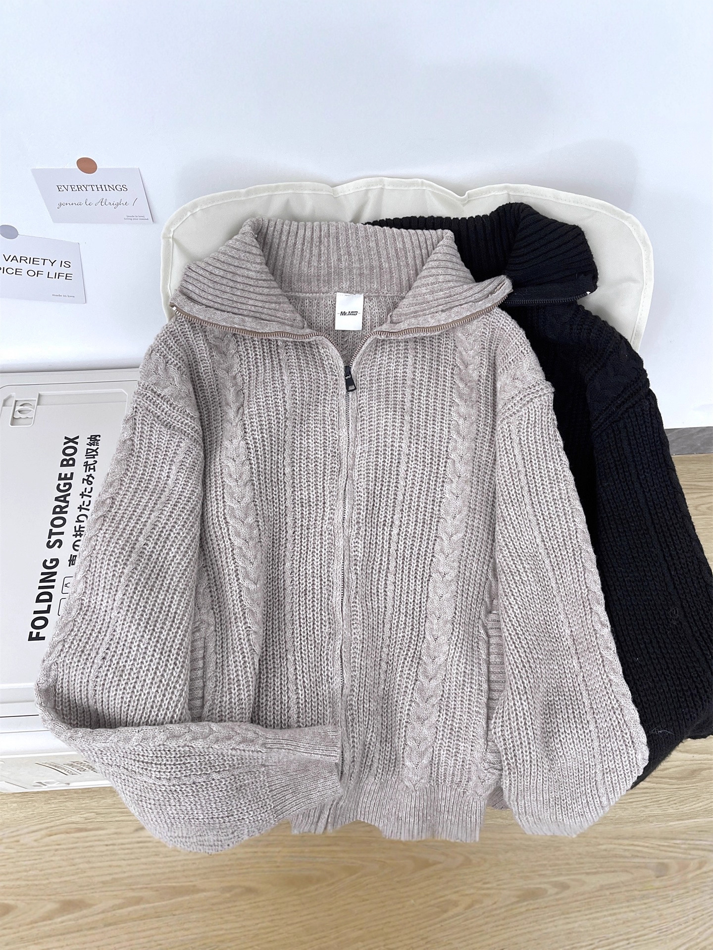 Cardigan retrógrado de trigo americano suéter chaqueta hombre y mujer otoño invierno cálido camisa de punto de manga larga chaqueta