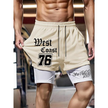J 81742 Anime Print Fitness Shorts ����ӡ�������̿�羳