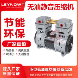 LEYNOW/莱诺 厂家直销无油静音空压机LP-2400C小型气泵空气压缩机