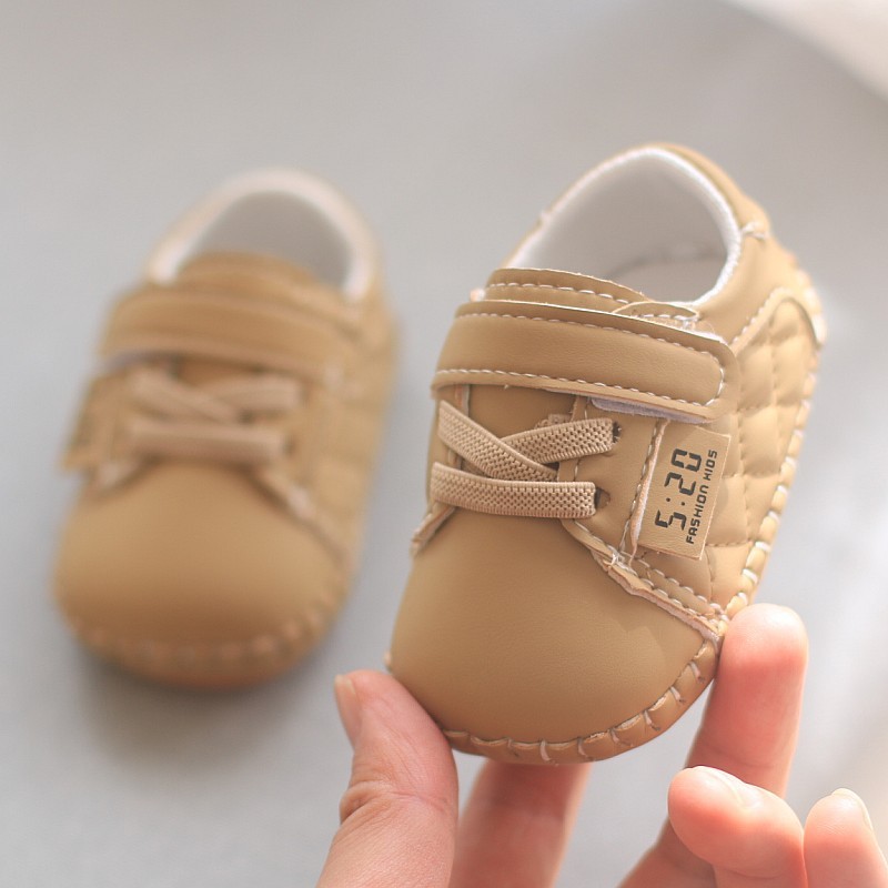 春秋の乳幼児の赤ちゃん0-1歳6-12ヶ月の男女の赤ちゃんのレジャーの小さい靴の柔らかい底の学歩の靴|undefined