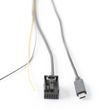 适用欧宝OPEL CD30 CDC40/CD70/DVD90扩展AUX TYPEC充电线