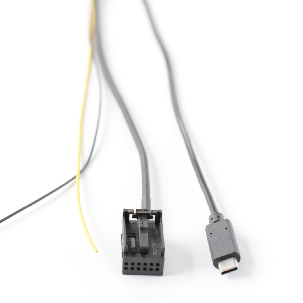 适用欧宝OPEL CD30 CDC40/CD70/DVD90扩展AUX TYPEC充电线