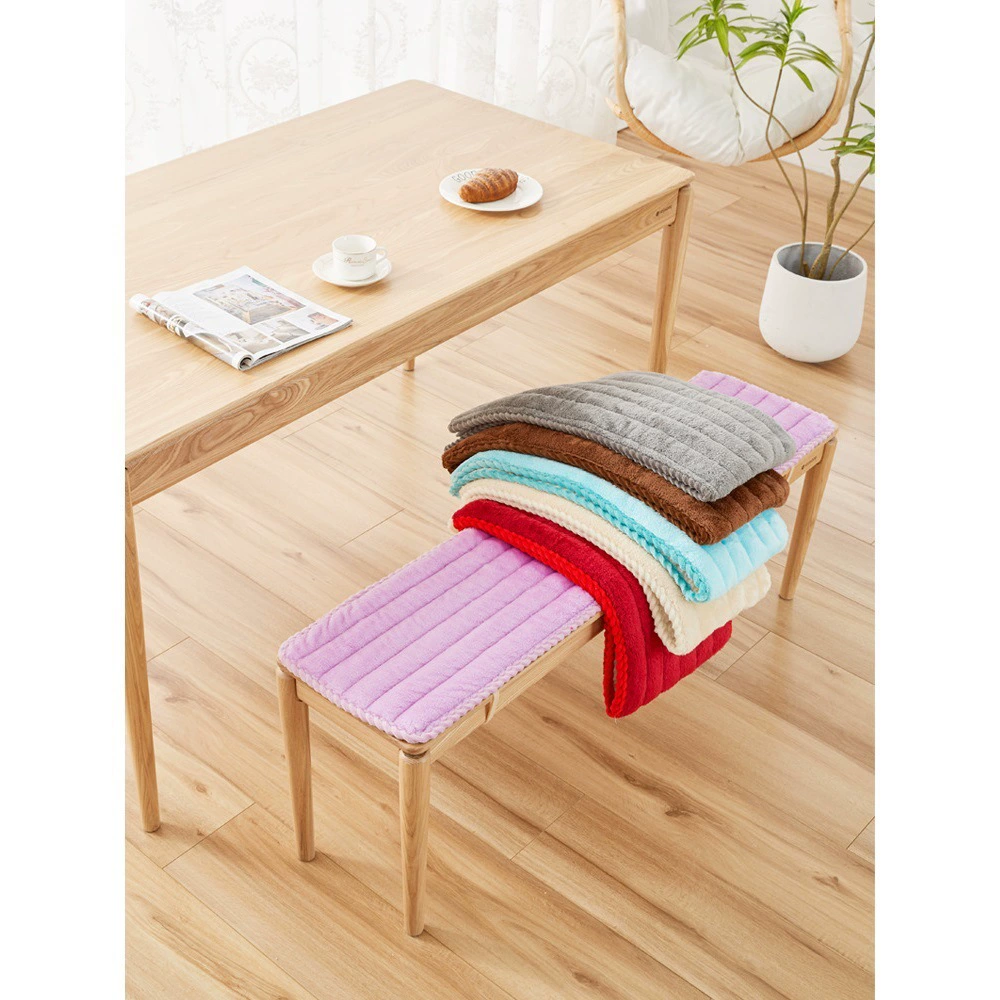 Простой современный сплошной цвет прямоугольные кресла сиденья коврики длинные скамьи сиденья