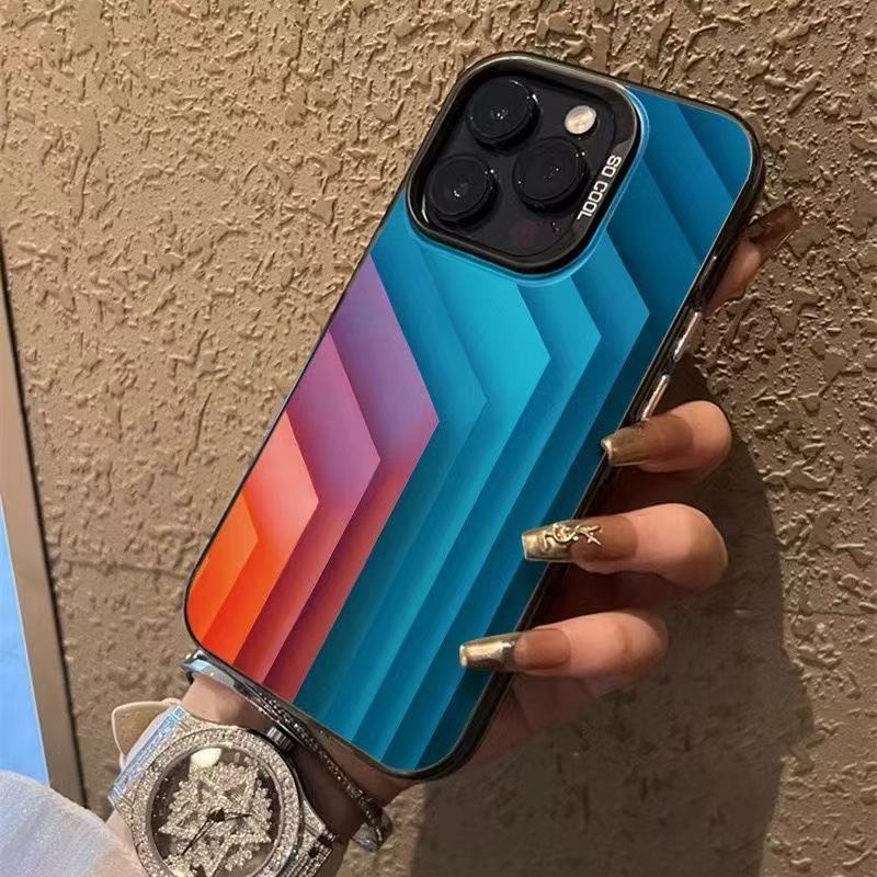 Nuevo patrón vertical tridimensional para iPhone 16pro funda para teléfono móvil Apple 15/14/13promax nuevo 12x11