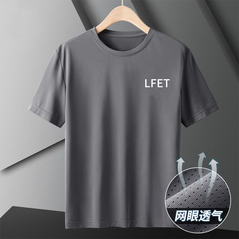 Camiseta deportiva para hombre, estilo verano 2026, de seda helada, malla fresca, transpirable, con protección solar y secado rápido, para parejas. image 5