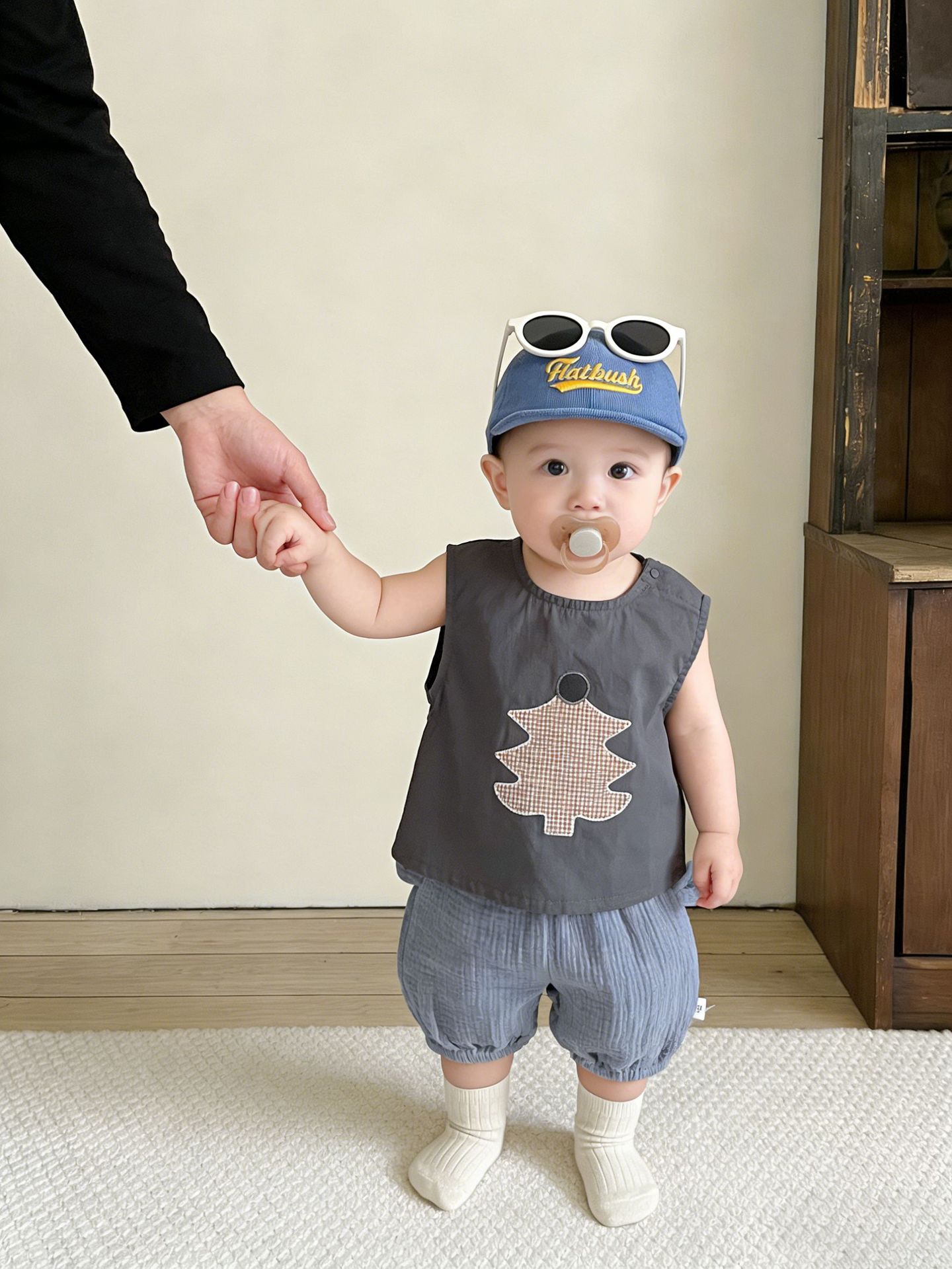 Baby verano delgado chaleco transpirable 2026 nueva ropa de bebé encantadora verano fresco casual camisa sin mangas