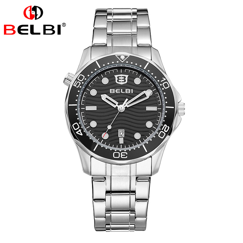 欧家联名BELBI经典手表小众高级感男士标比名牌腕表厂家批发跨境