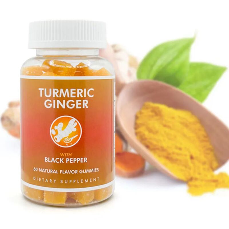 Cross-Border Exclusive Supply of Ready-To-Ship Turmeric Ginger Gummies