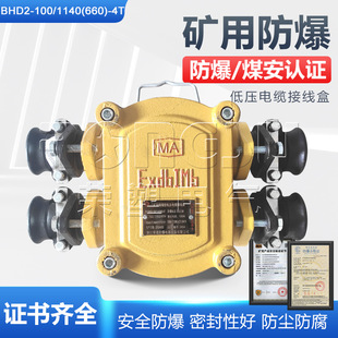 BHD2-100/1140(660)-4T Mine Flameproof Low Cable Junction Box Explosion-proof 100A Four-way
