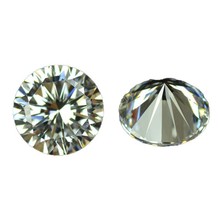 优秀梧州宝石9A十六心十六箭圆形白色人造锆石 16心16箭裸石镶钻