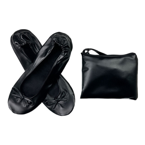 Popular foldable indoor ballet shoes, wedding dance shoes, strapless wedding flat slippers