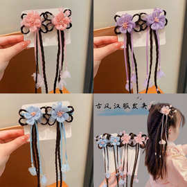 儿童古风假发辩发夹汉服配饰2025新款公主流苏发卡子女童国风发饰