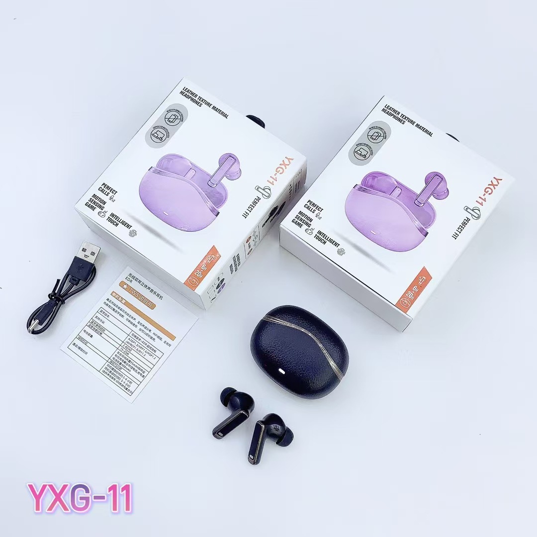 Nuevos auriculares Bluetooth inalámbricos transfronterizos de YXG-11, reducción de ruido deportivo para juegos, duración de la batería de larga duración en auriculares, alta calidad de sonido